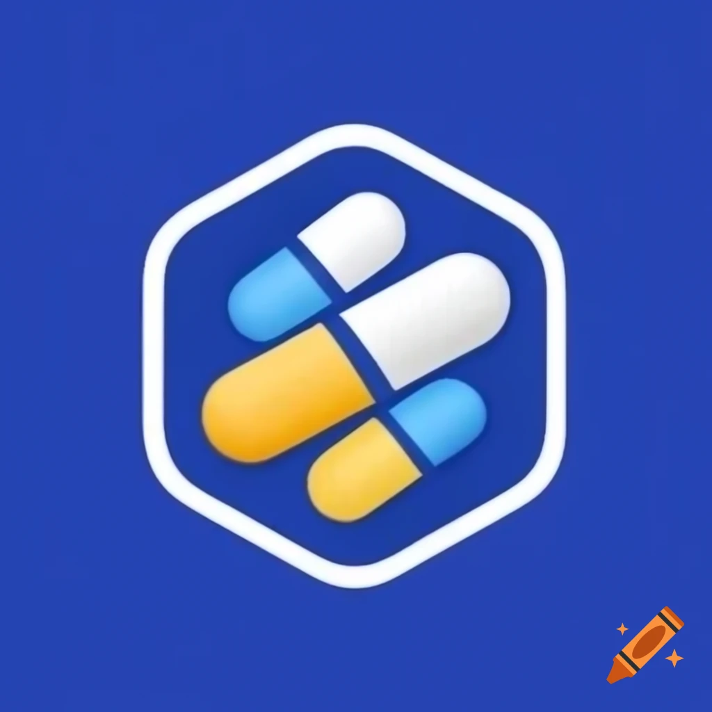 Logo design concept for dietary supplements