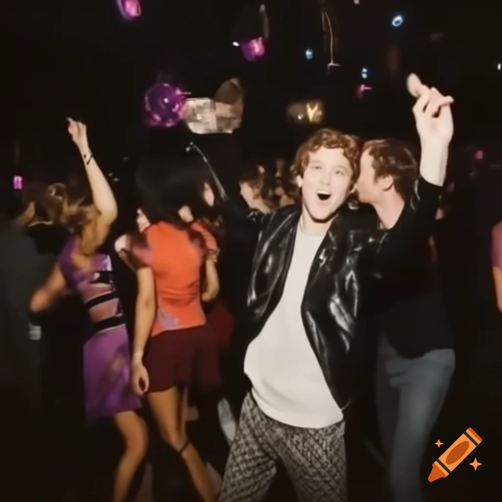 Birthday party celebration with disco dancing and fun atmosphere
