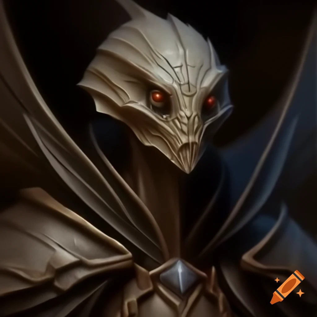 Highly detailed mothman cryptid character in full figure
