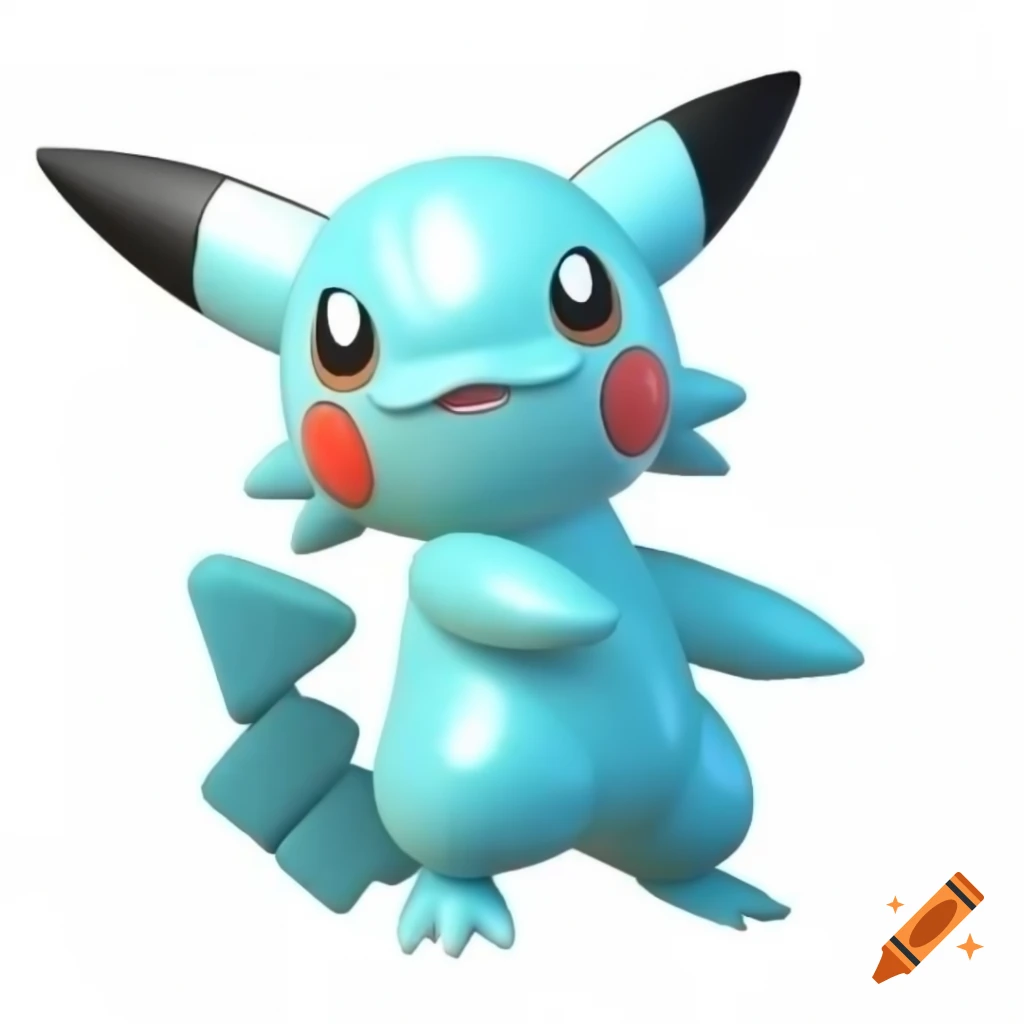 Newly designed 3D rendered Pokemon character