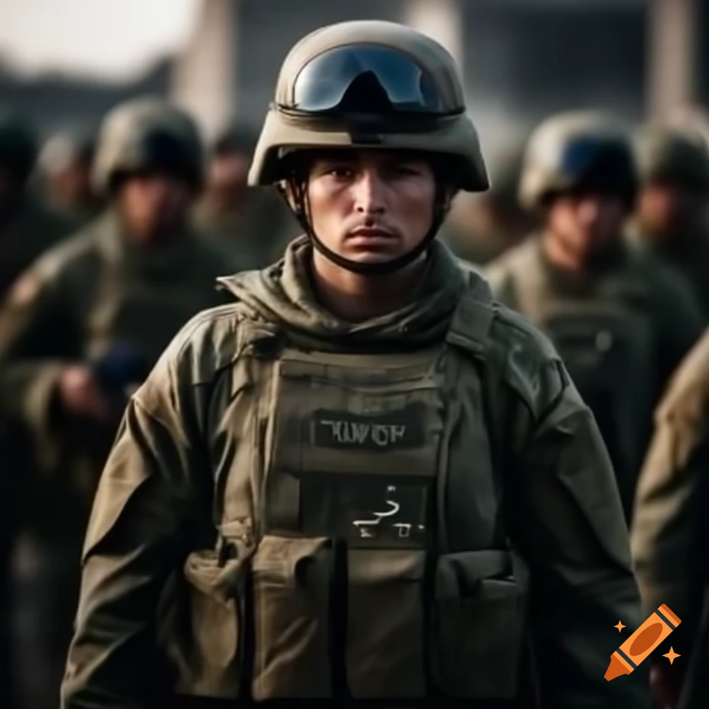 Military themed imagery or scenes
