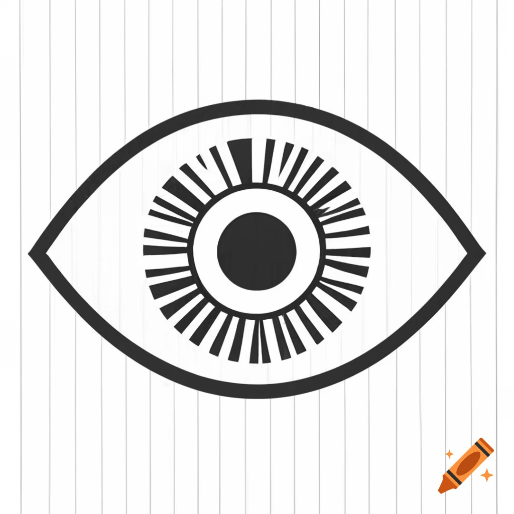 Close-up view of an eye lens