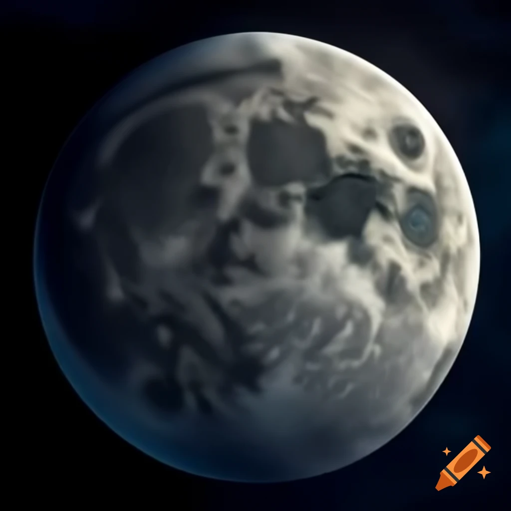 Abstract moon design for fashion brand