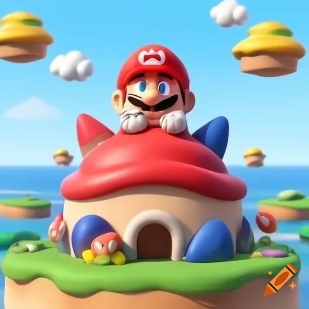Duke Dennis Mario character on Epstein island setting