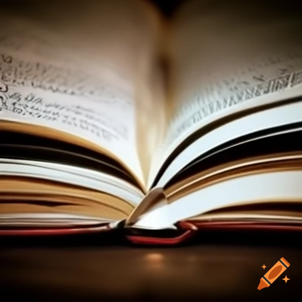 Open book with close up of printed letters on page