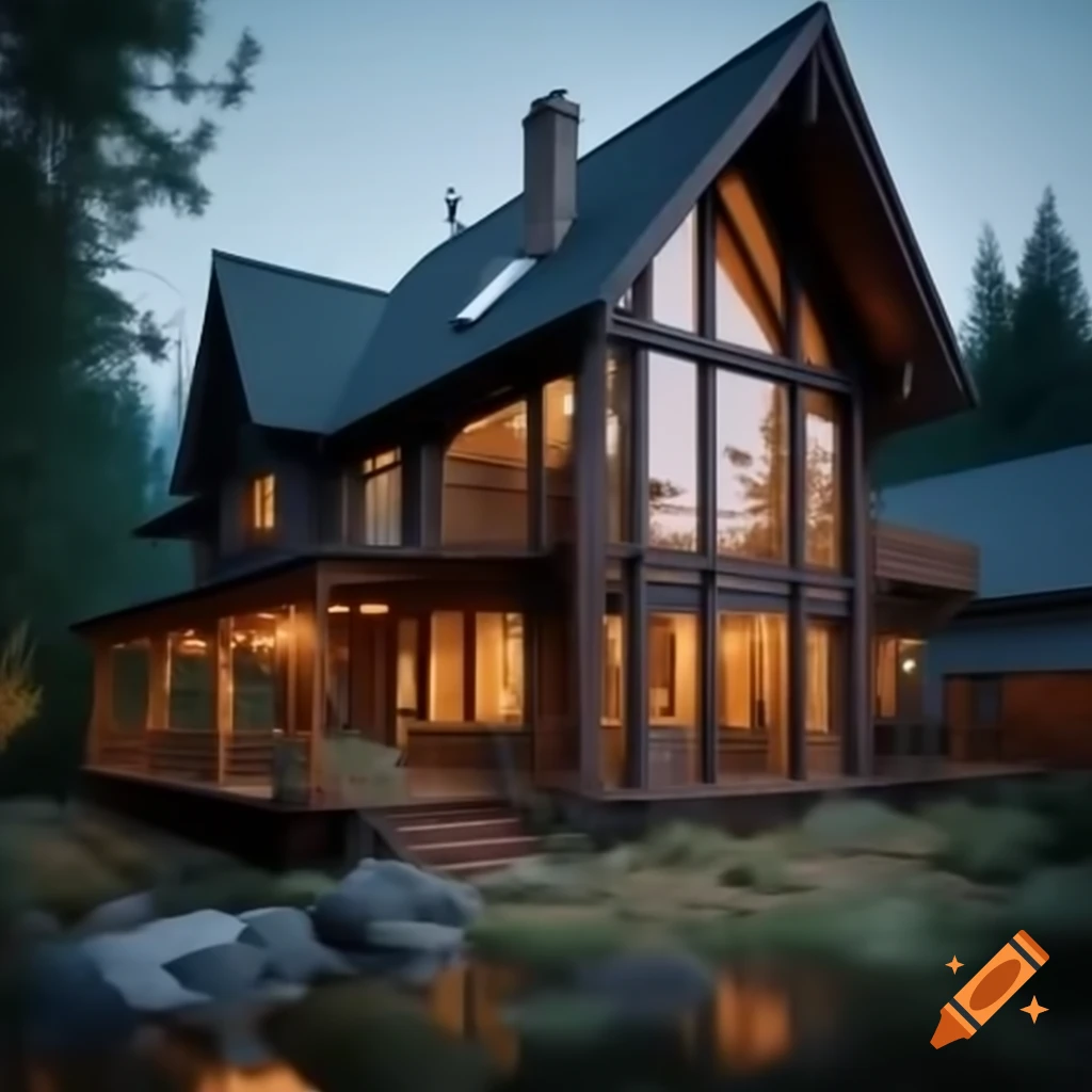 Futuristic house design from 2025, realistic photography