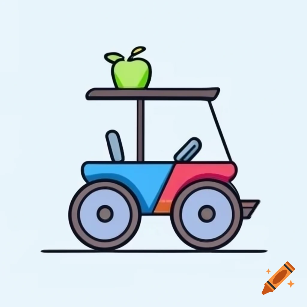 Apple-themed buggy design