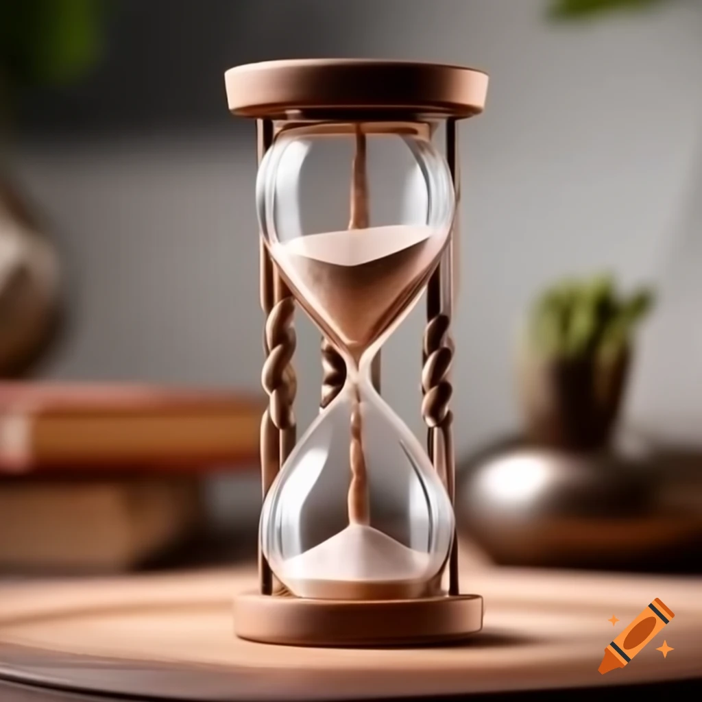 Hourglass symbolizing the passage of time