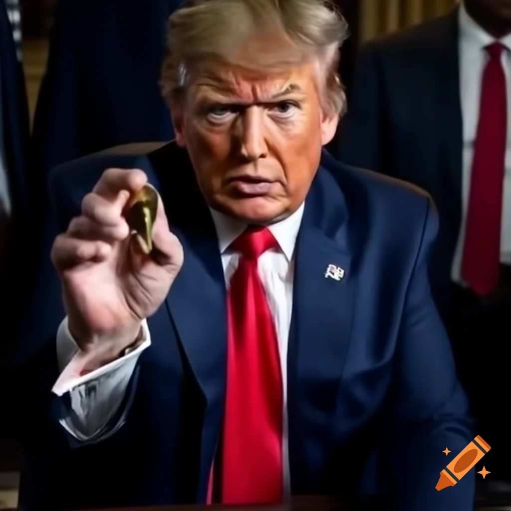gold-credit-card-with-silhouette-of-donald-trump-on-craiyon