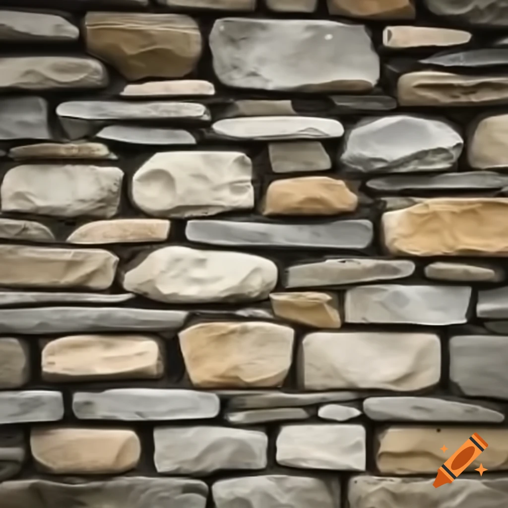 Ancient stone walls with weathered texture