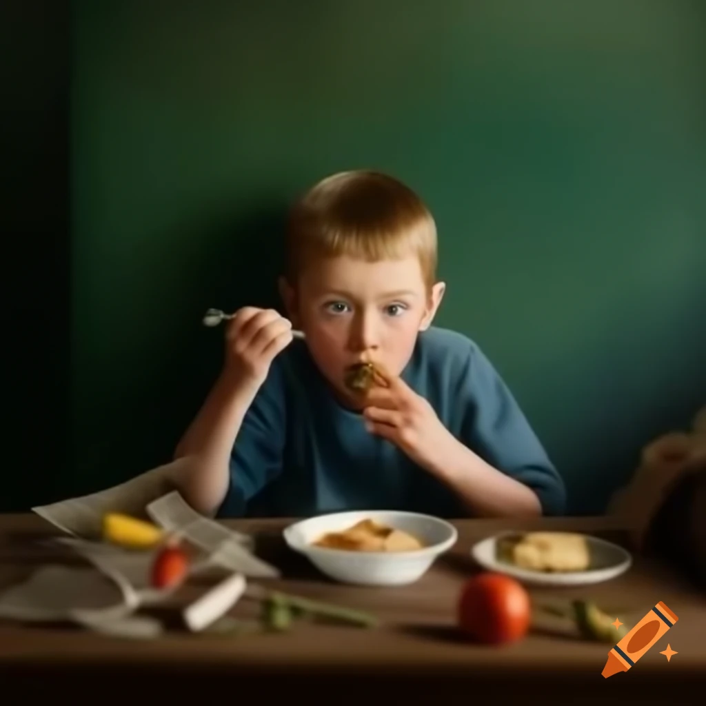 Young man enjoying junk food in a backyard setting