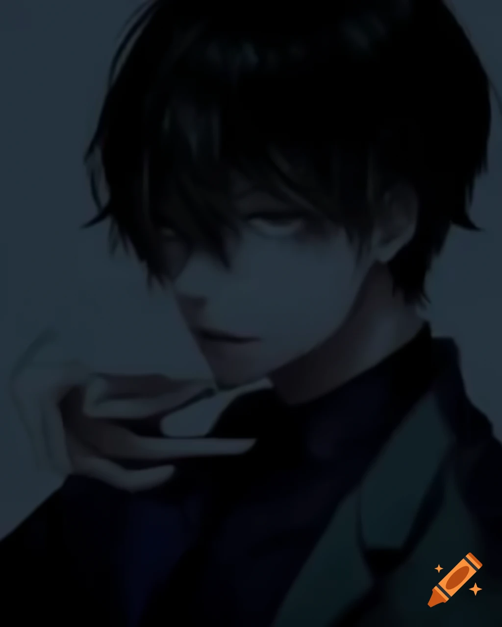 Visual novel scene with boy displaying obsessive love