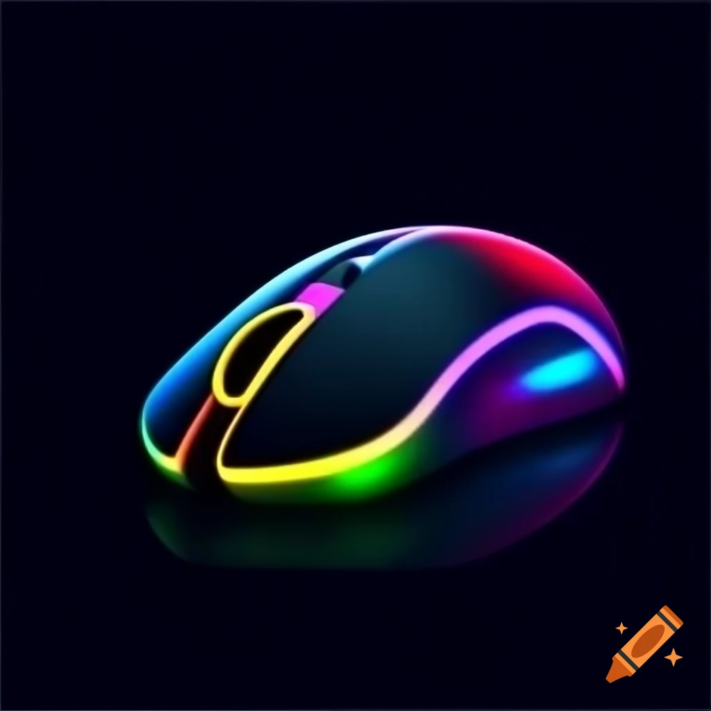 Rgb gaming mouse for pc on craiyon