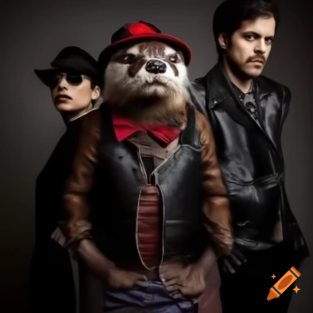 Otterpunk genre featuring punk-themed otters in unique styles