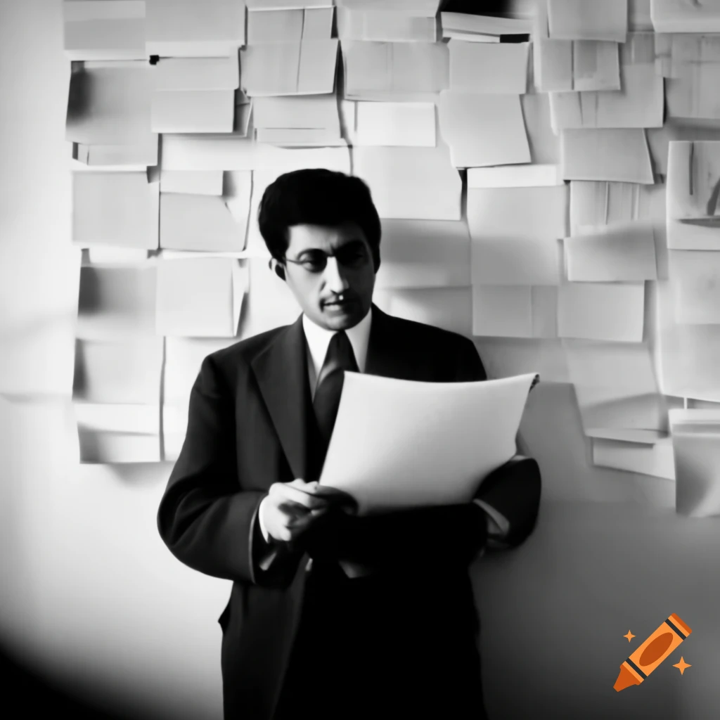 Tony Khan placing notes on a wall