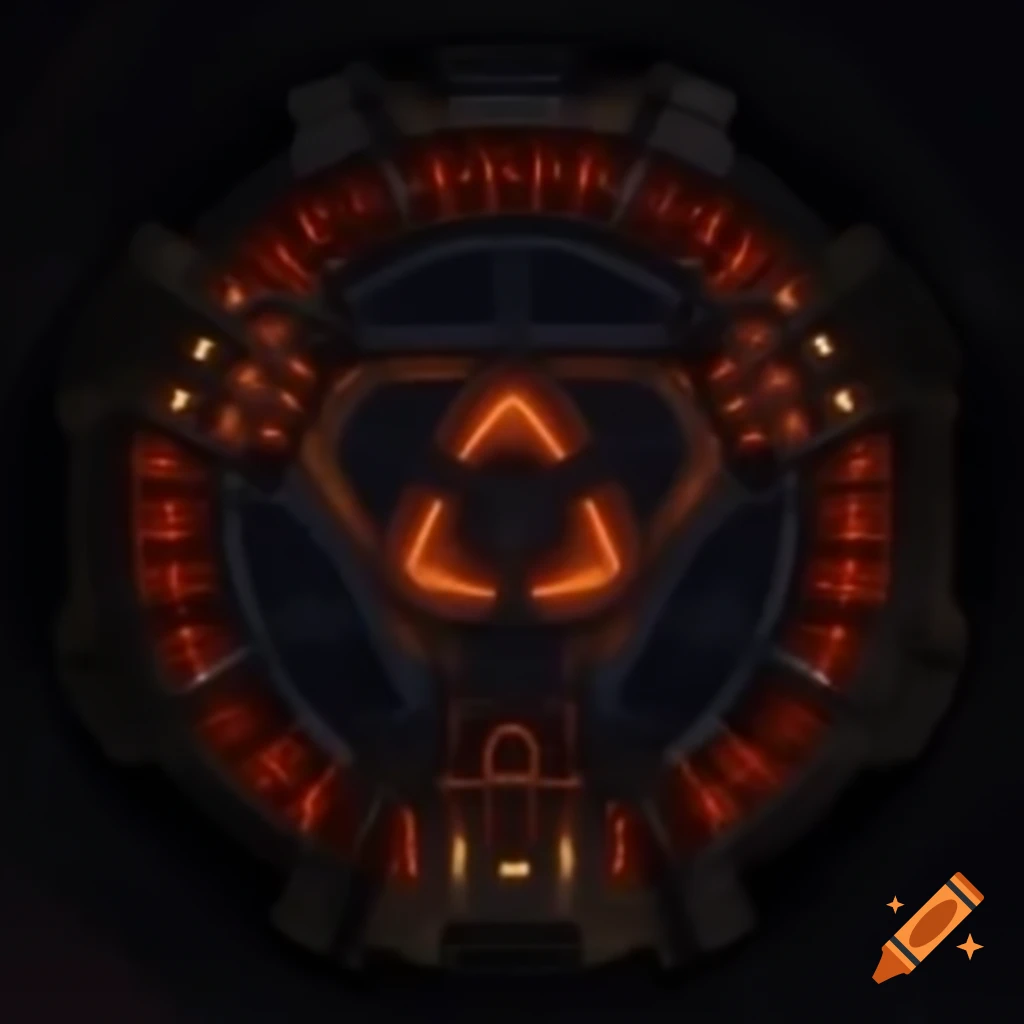 Futuristic stargate with intricate designs