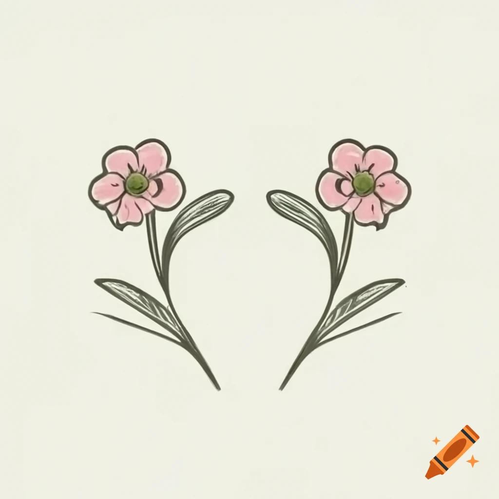 Stylized Primula veris flowers with grey petals in circular pattern