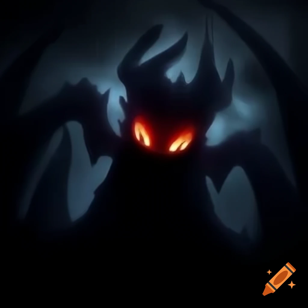 Mimikyu in a dark, twisted horror theme as Ghost Pokémon wallpaper