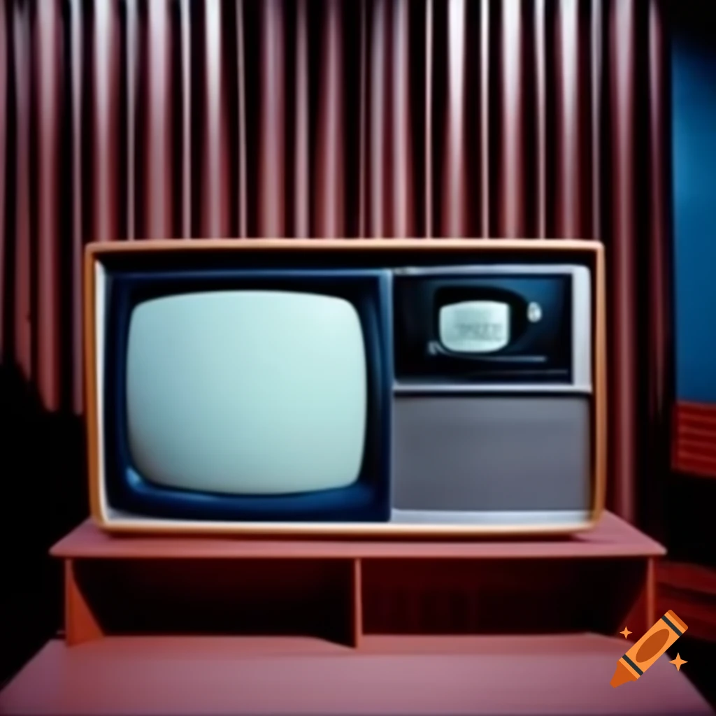 Static on a 1970s television set