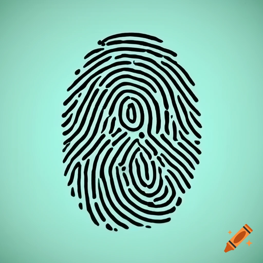 Close-up of a fingerprint detail