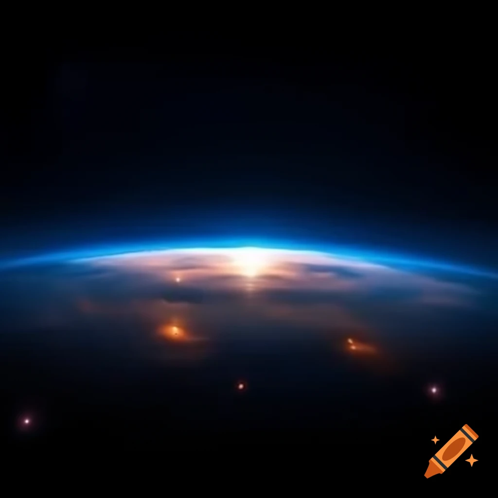 High-quality borderless space image