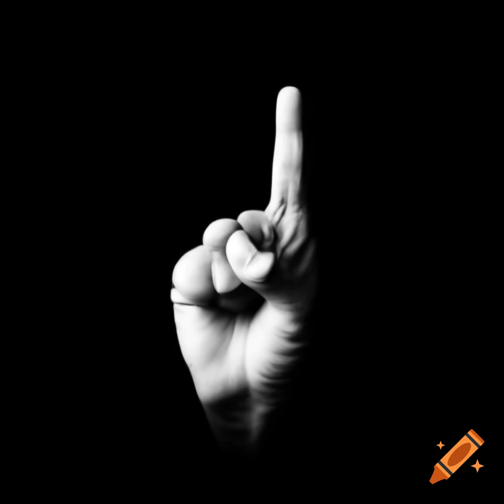 Surrealistic artwork featuring a finger