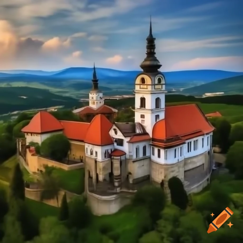 Scenic landscape of Romania