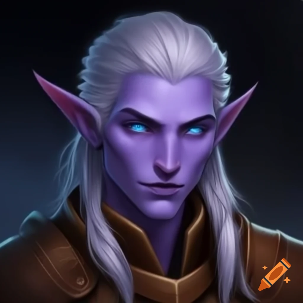 Young Male Elf Knight In Plate Armor With Light Blond Hair On Craiyon