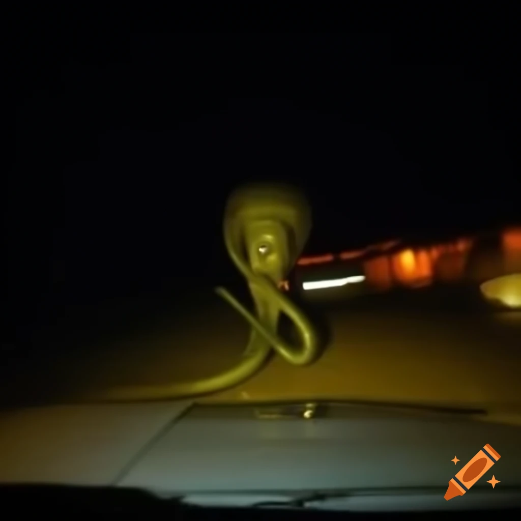 Realistic alien creature with features of various small organisms emerging from darkness