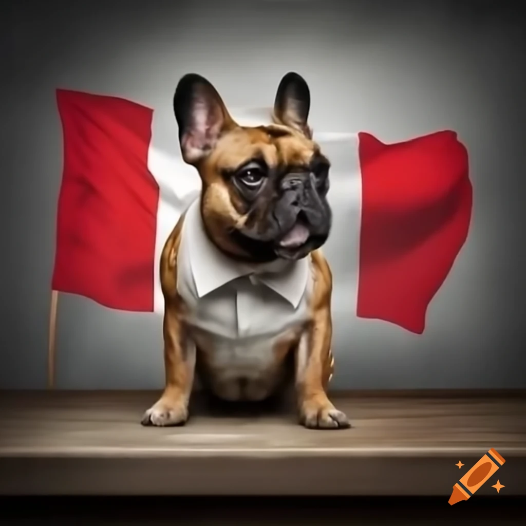 Flag design for French bulldog lover and photography enthusiast, dean of Transport and Management