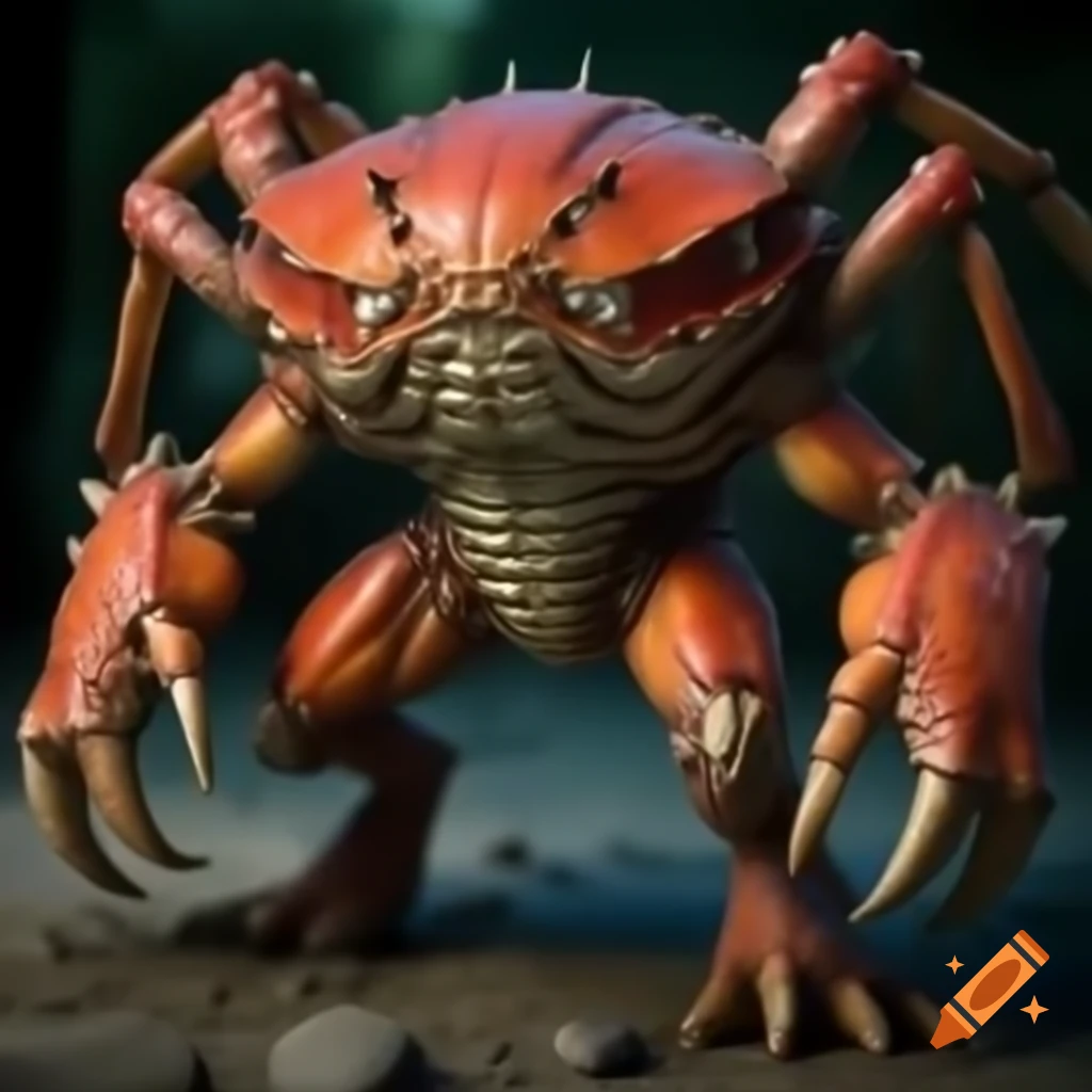 Crablord Crustacios, a muscular crab-like creature with intimidating claws