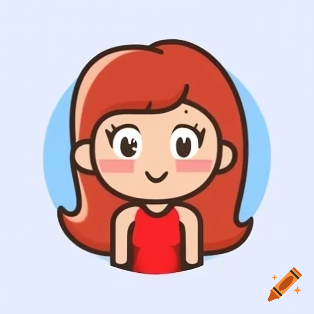 Woman with big eyes and cute smile wearing red dress