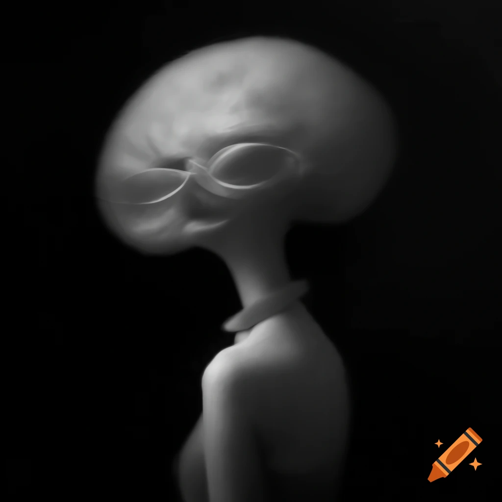 Surrealist monochrome imagery in 4K resolution