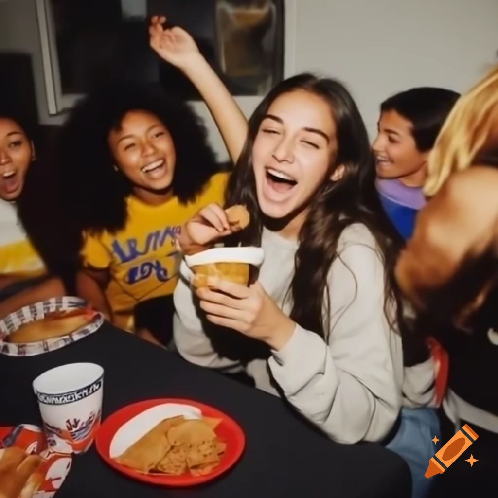 Soccer student enjoying auntie anne s pretzels with friends after a