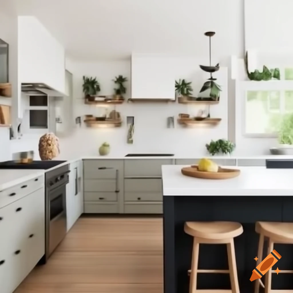 Modern ideal kitchen design with elegant features