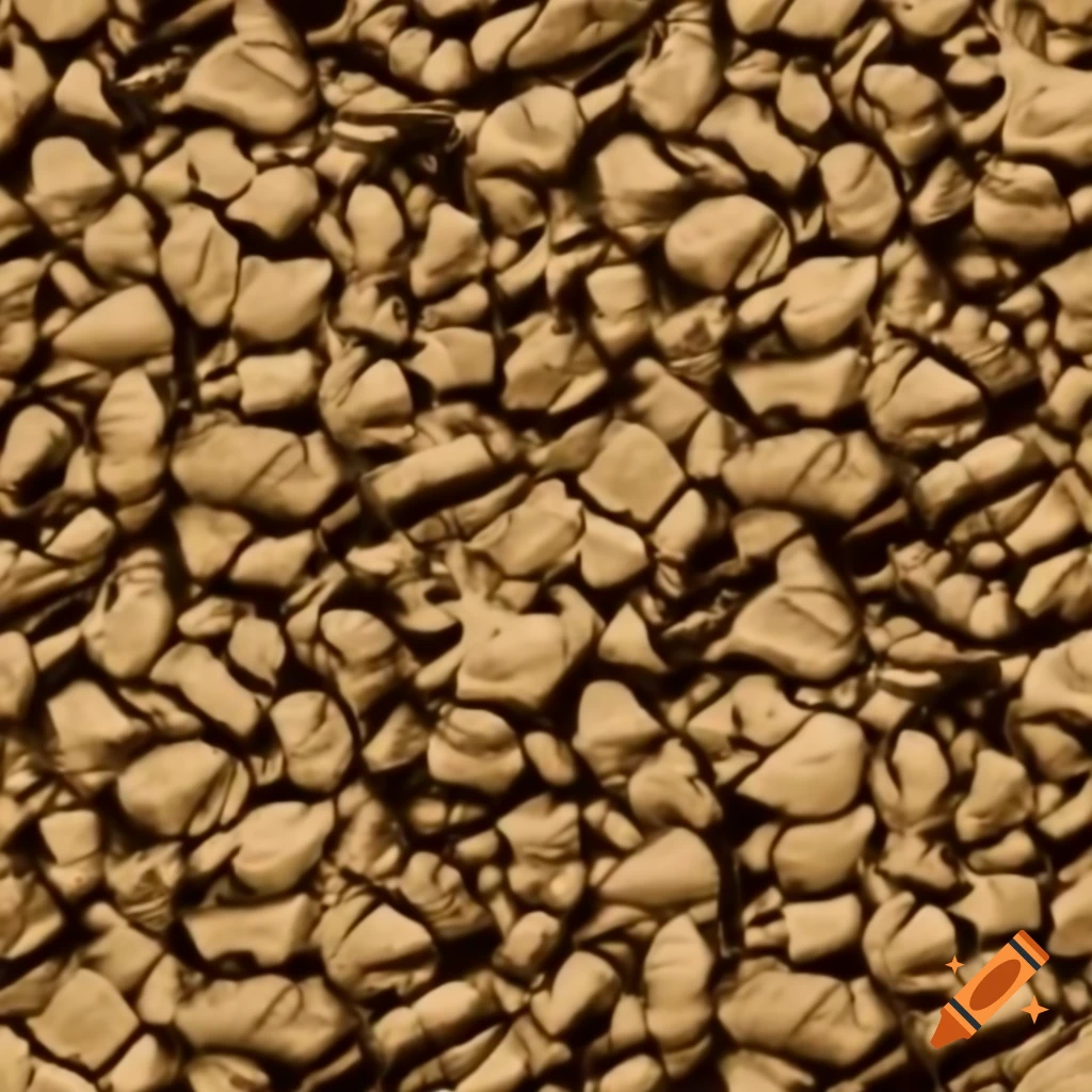 Seamless rocky ground texture for design