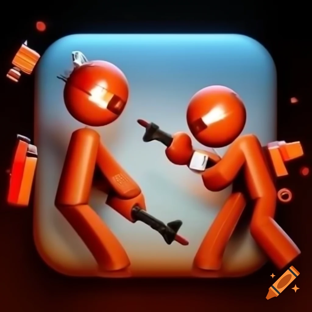 Youtube thumbnail with blocky roblox characters inspired by squid game