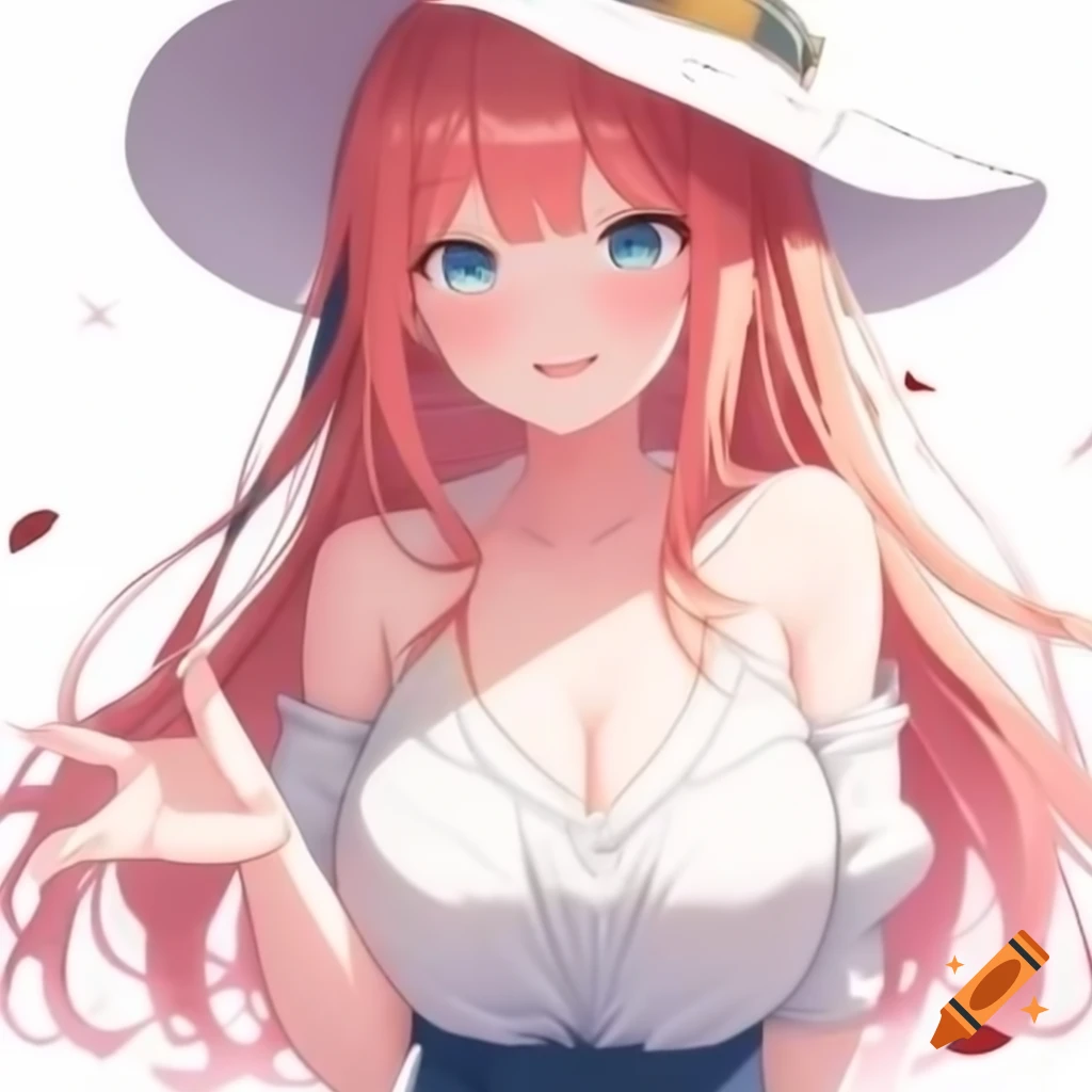 Nino Nakano from The Quintessential Quintuplets in pastel-colored dress with radiant smile