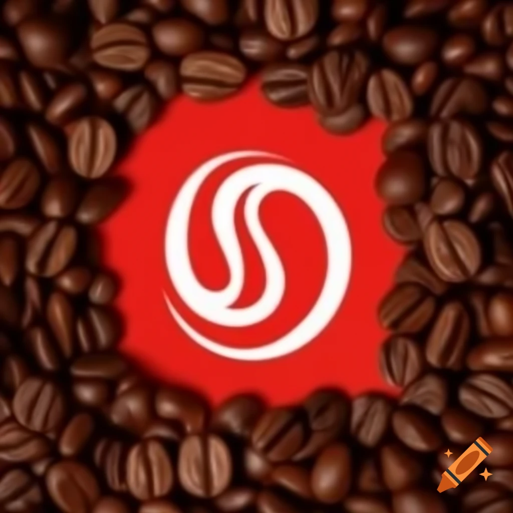 Stylish logo for Braga Caffè featuring coffee beans and castle silhouette