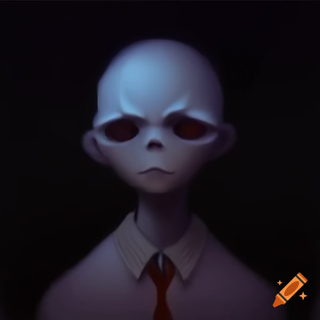 Digital painting of 'Crackpot Desmares, the Existential' in Keyforge art style