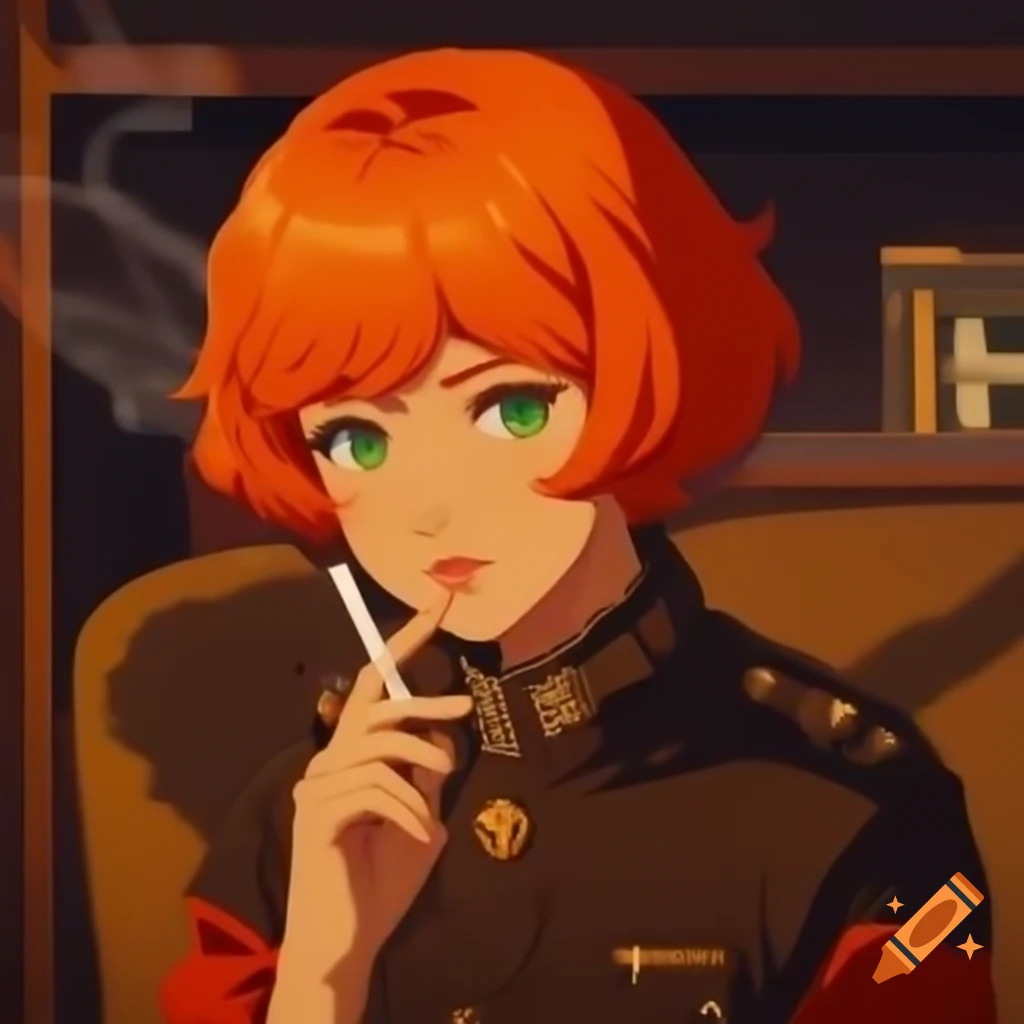 Retro pixelart portrait of policewoman at crime scene in Japanese living room