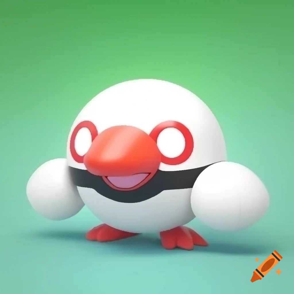New 3D rendered design of a Pokemon
