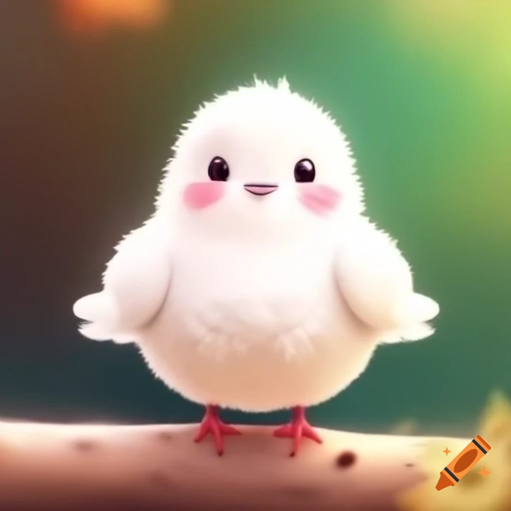 Cute white dove