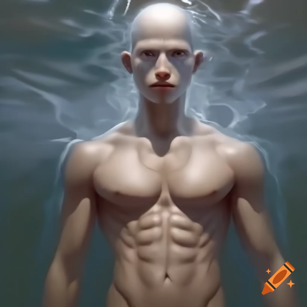 Abstract description of unity between sandtrout and flesh