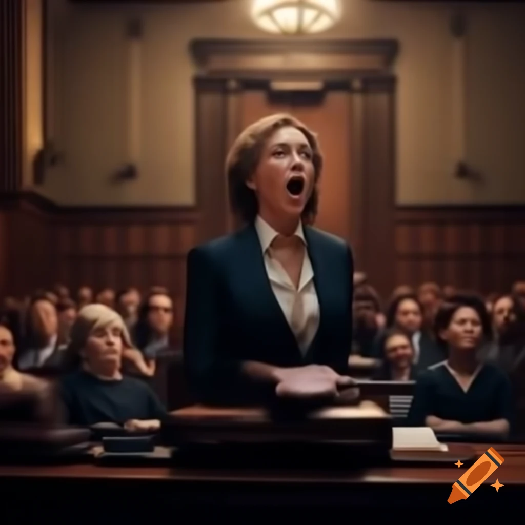 Grand jury shouting during courtroom proceedings