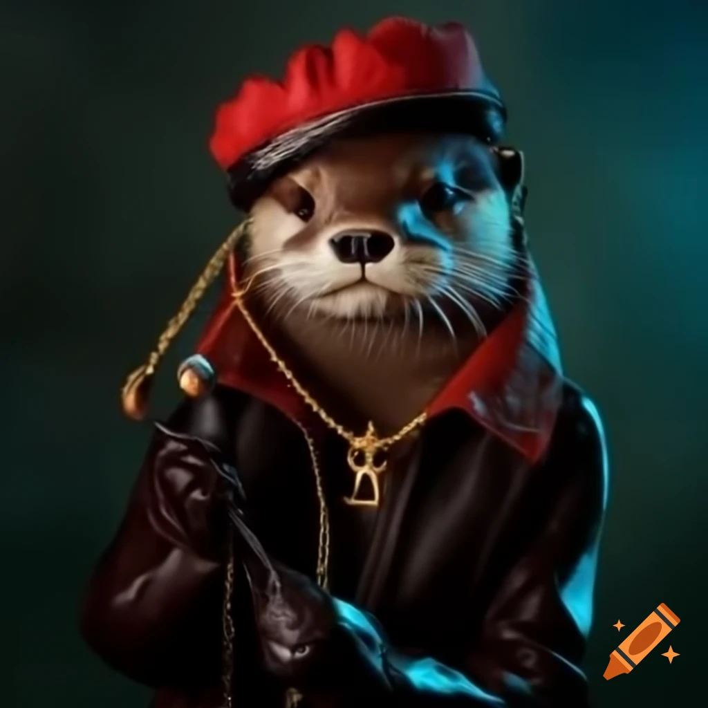Otterpunk genre showcasing otters in punk style