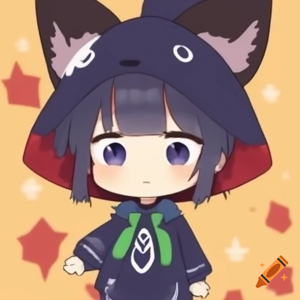 Anime chibi character depicting ventilation theme