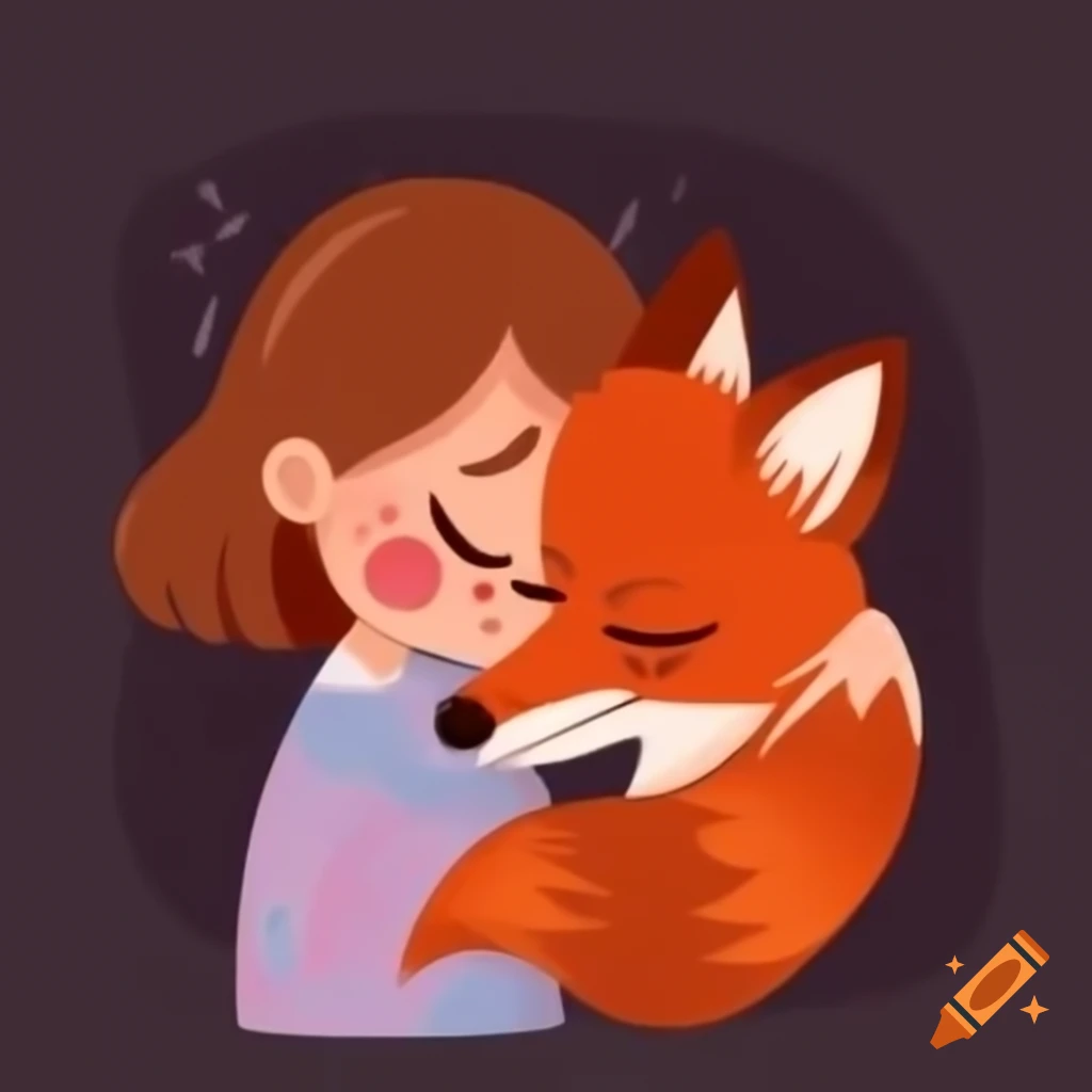 Girl Crying As A Fox Gently Kisses Her Forehead On Craiyon girl-crying-as-a-fox-gently-kisses-her-forehead-on-craiyon