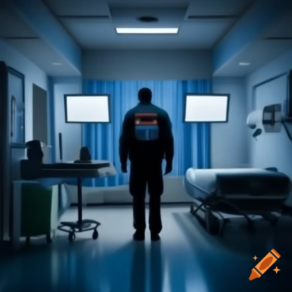 EMS personnel in modern medical center with Los Santos Medical Center sign