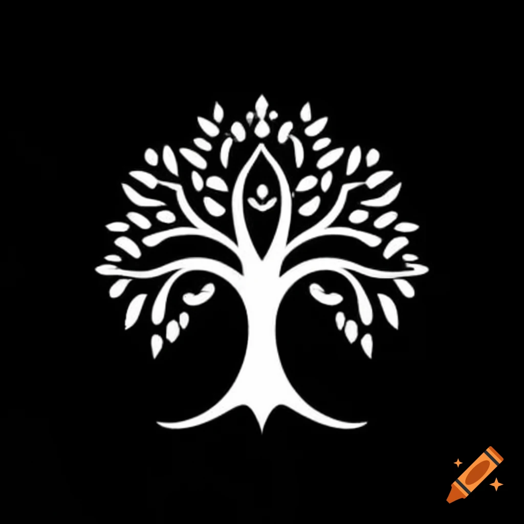 Modern tree logo design